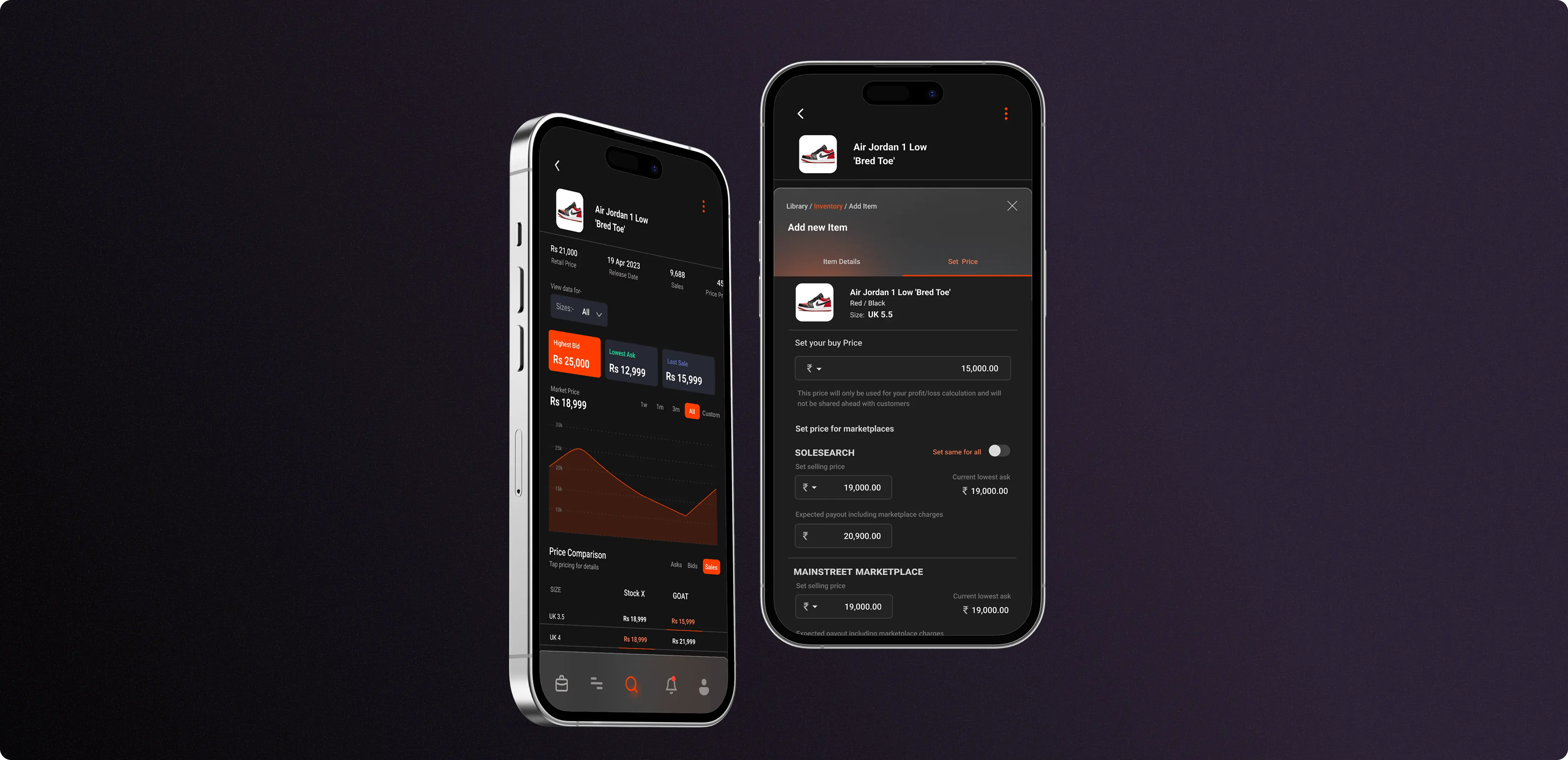 Mobile-First Bidding Marketplace for Resellers